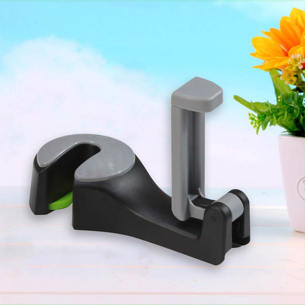 Car Backseat Headrest Phone Holder Car Headrest Mount Rotatable Universal Organizer for Smartphone (Black)