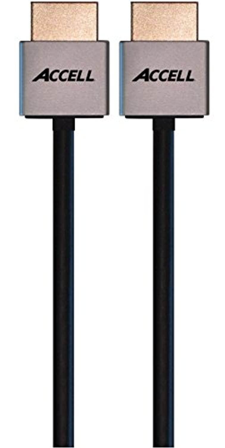 Accell Ultra-Thin High Speed HDMI Cable with Ethernet - 3 Feet, HDMI 2.0 Compliant for 4K UHD @60Hz