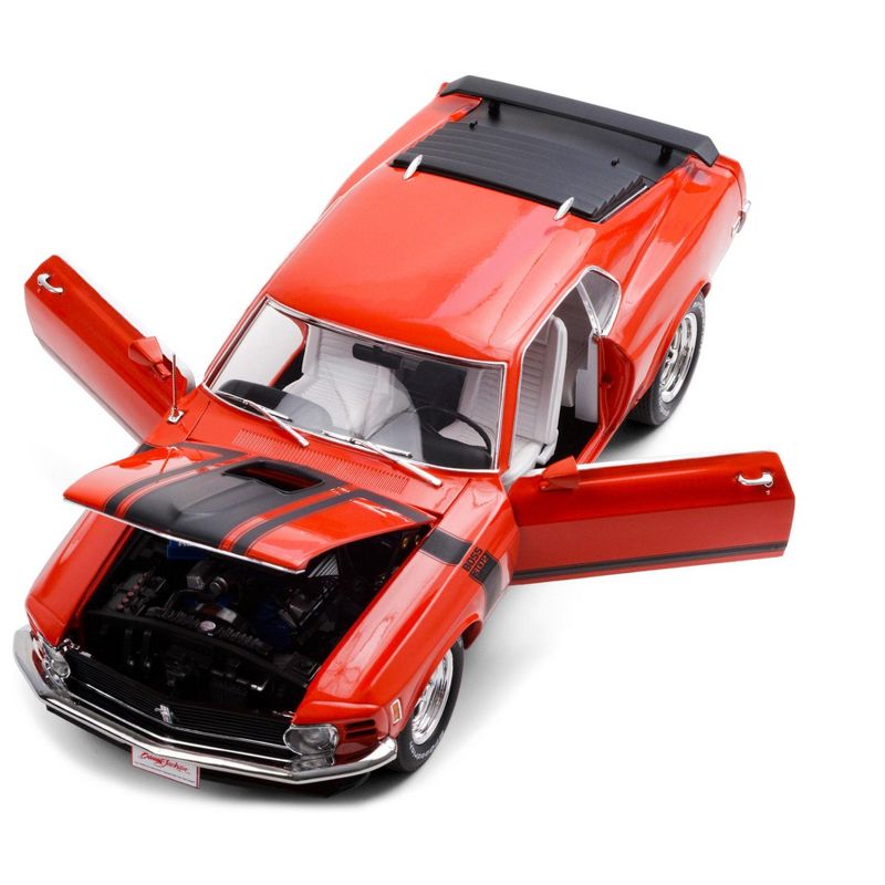 1970 Ford Mustang BOSS 302 Fastback Calypso Coral (Lot #790) Barrett-Jackson Scottsdale (2019) 1/18 Diecast Model by Highway 61