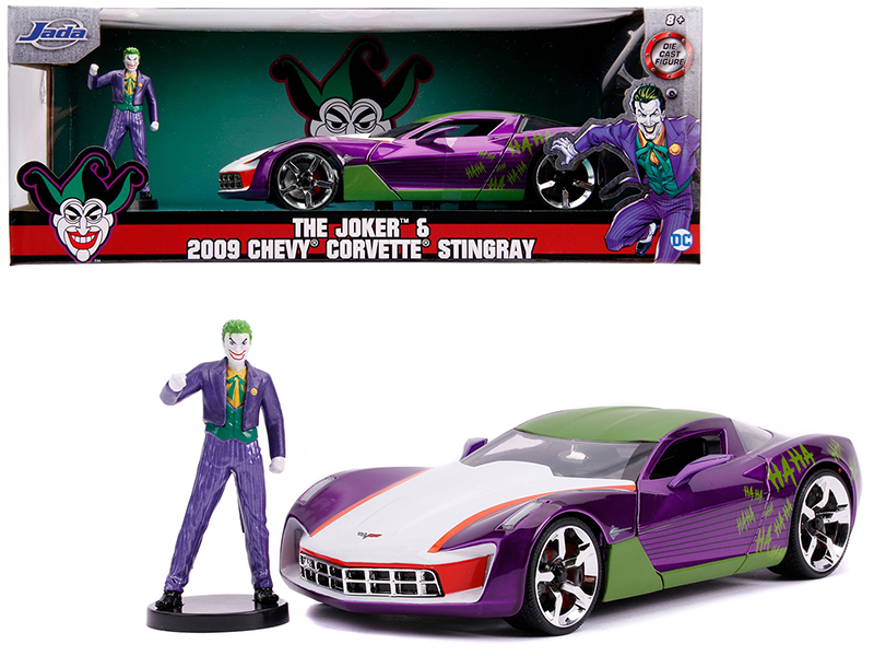 2016 Chevrolet Corvette Crosshairs Green From "Transformers" Movie 1/24 Diecast Model Car by Jada Metals