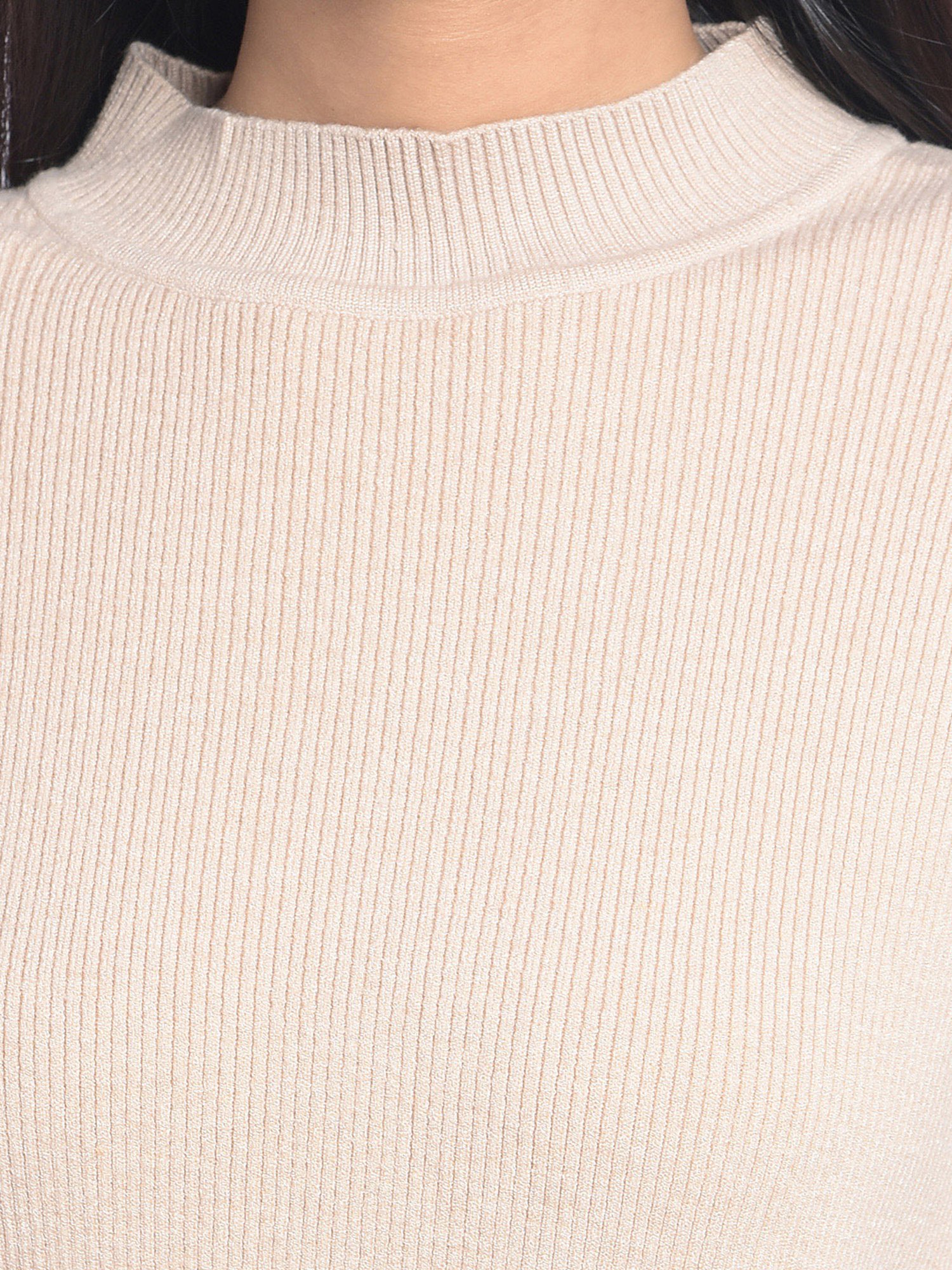 Crimsoune Club Beige Regular Fit Sweater