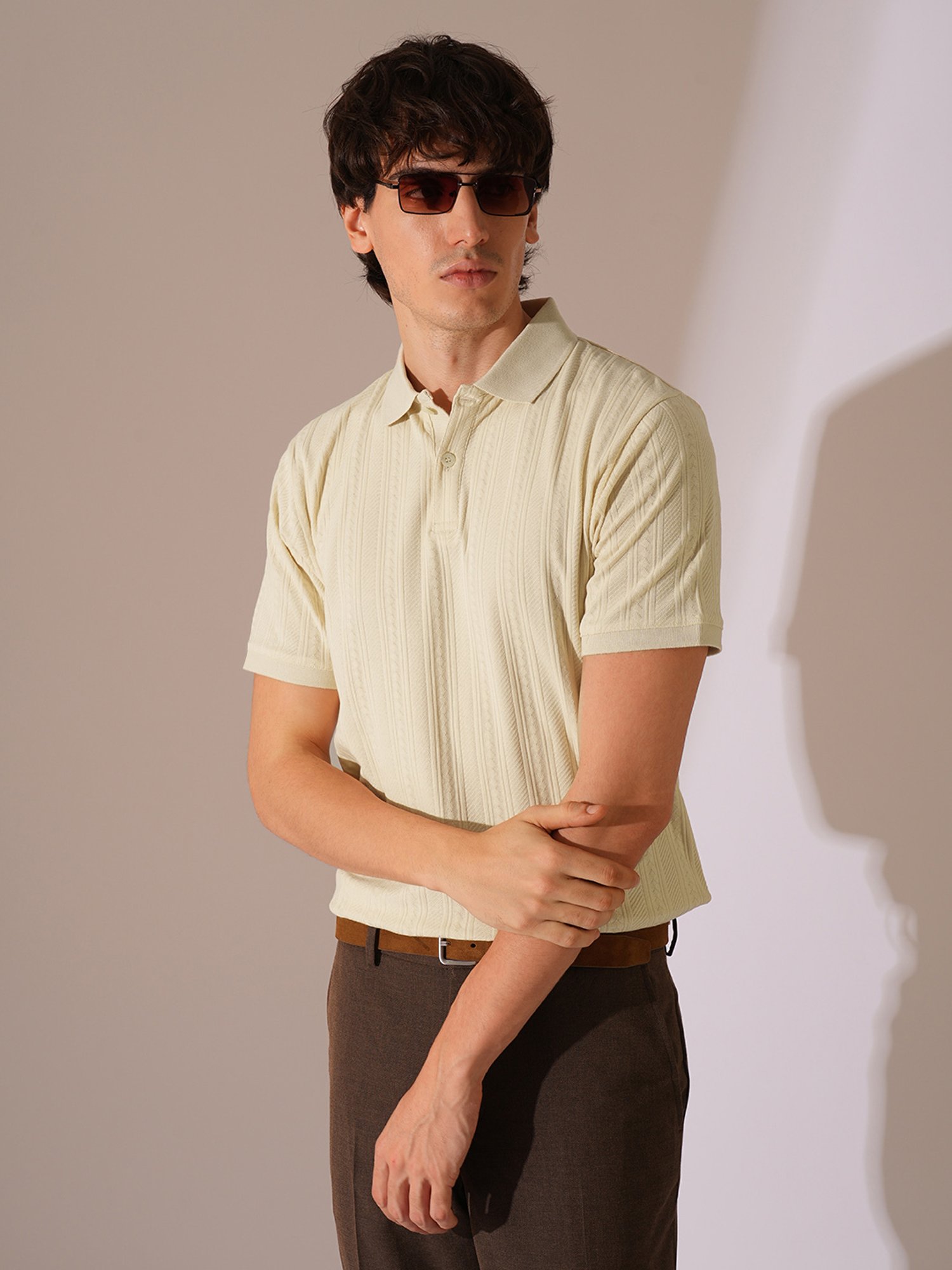 Selected Homme White Organic Cotton Slim Structure T-Shirt