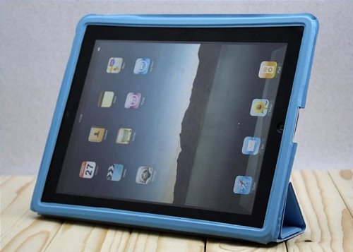 Euroge Tech&reg; Ultra Slim PU Smart Cover Case with Folio Stand for iPad 2 and the New iPad 3 Green