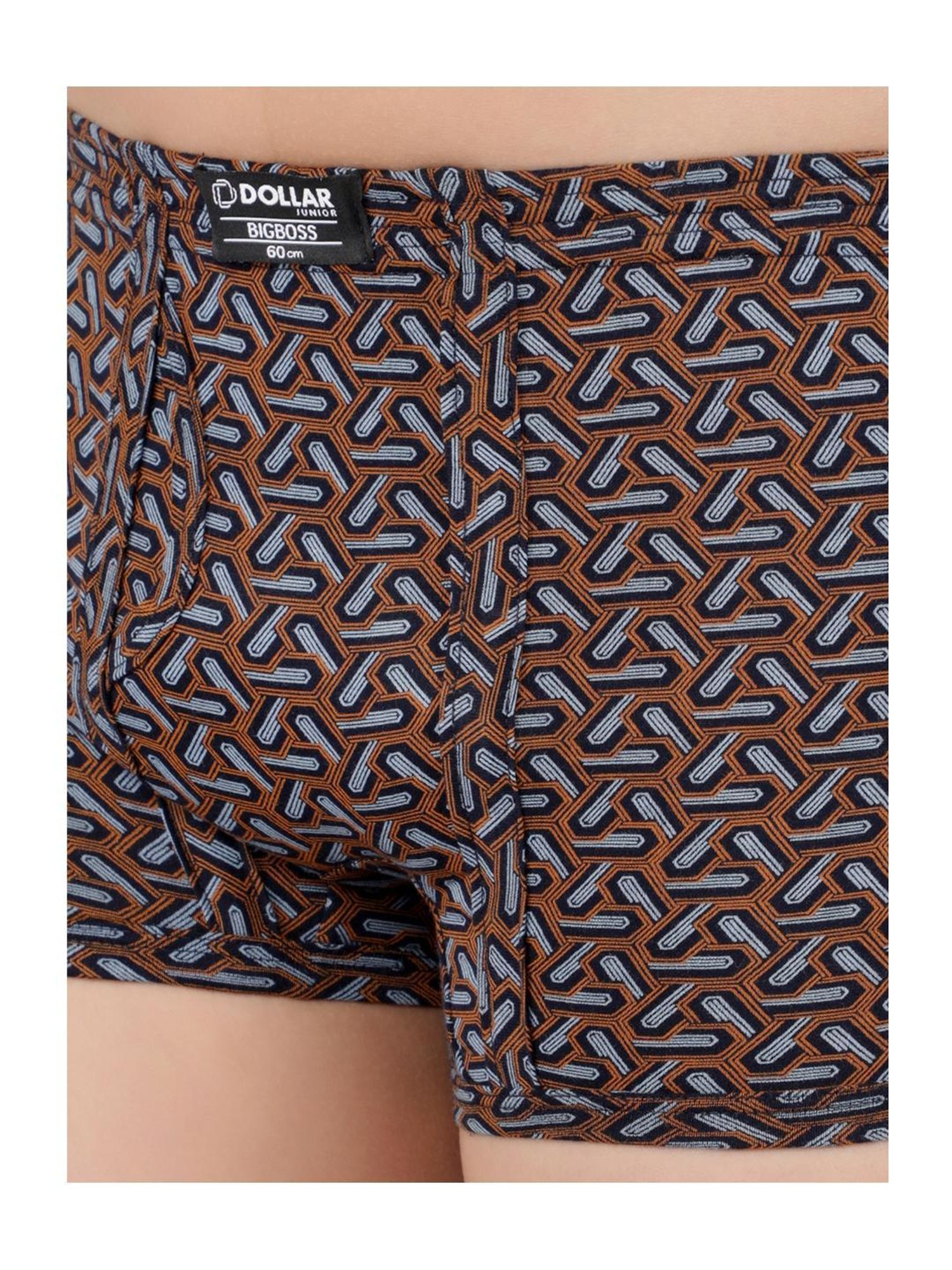 Dollar Bigboss Boys Multicolor Printed Trunks (Pack Of 3)