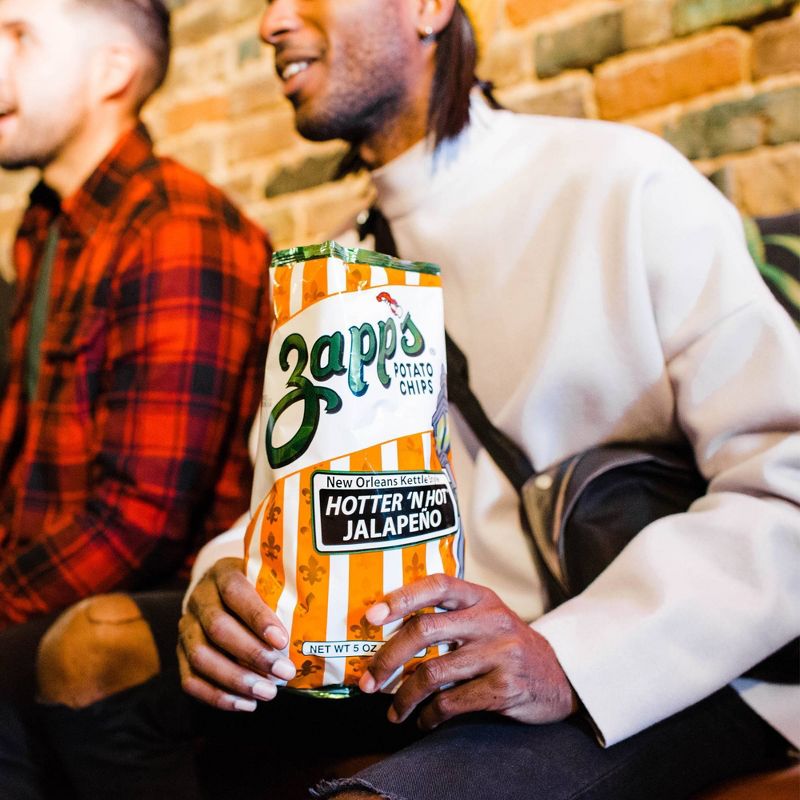 Zapp's New Orleans Kettle Style Hotter 'N Hot Jalapeno Potato Chips - 5oz