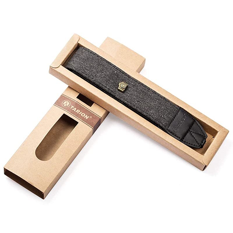 Camera Shoulder Neck Strap Vintage Belt for All DSLR Camera Nikon Canon Sony Pentax Classic White and Black Weave Upgraded Version