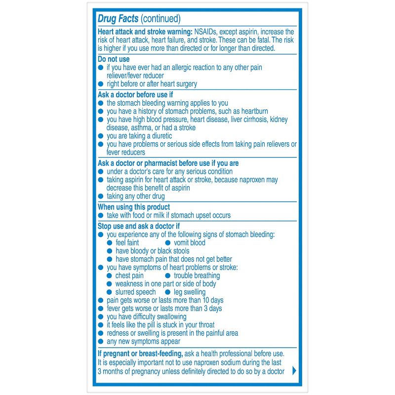 Aleve Acetaminophen Back and Muscle Pain Tablet (NSAID) - 50ct