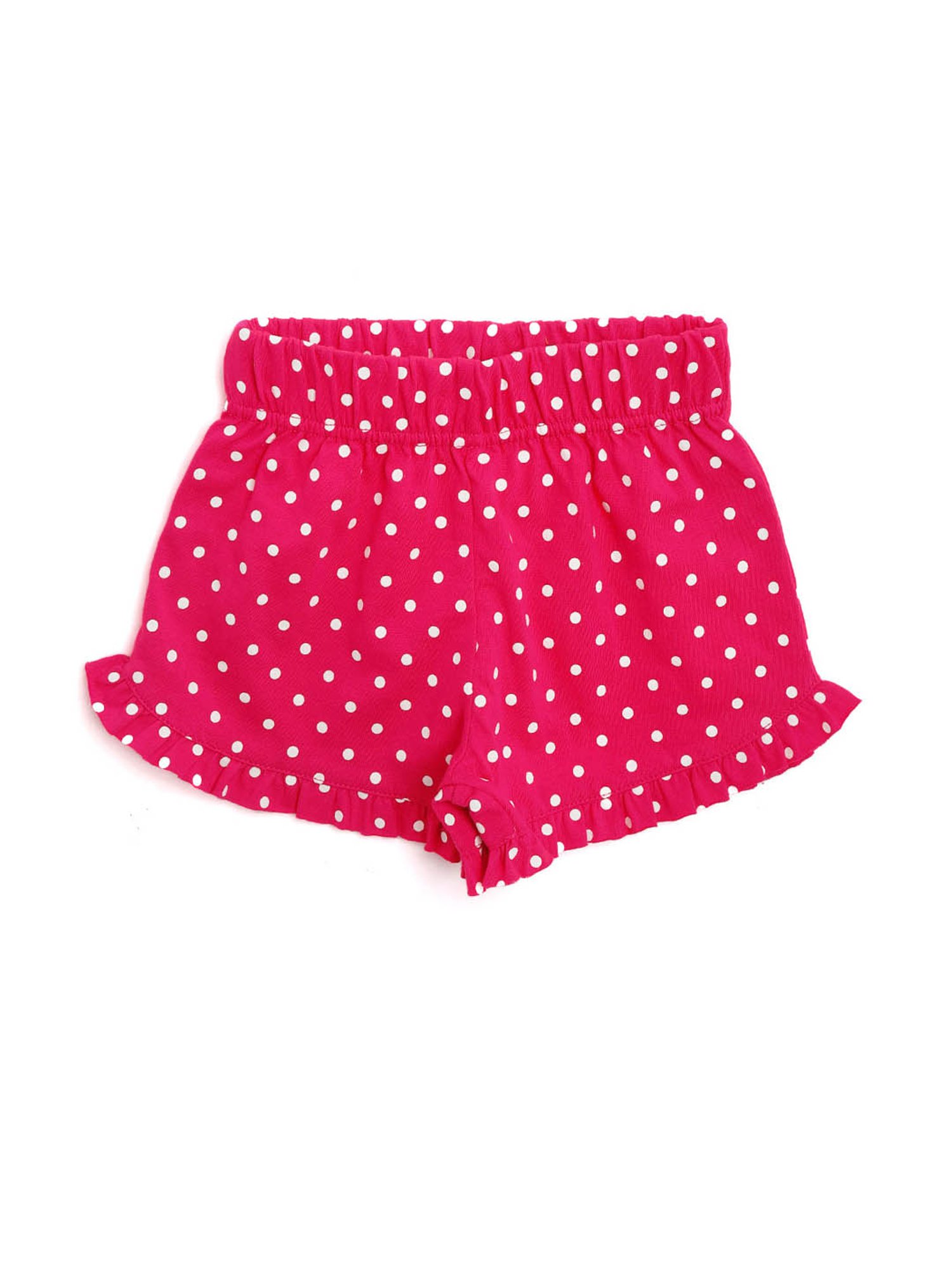 Lazy Shark Kids White & Pink Printed  Top with  Shorts