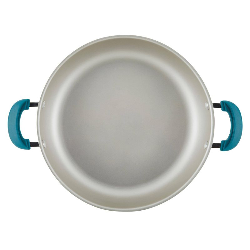 Rachael Ray Create Delicious 8pc Aluminum Nonstick Cookware Stacking Set Teal