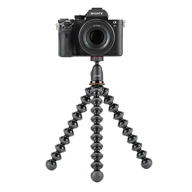 JB01503 GorillaPod 1K Kit Compact Tripod 1K Stand and Ballhead 1K for Compact Mirrorless Cameras or Devices up to 1k 22lbs BlackCharcoal