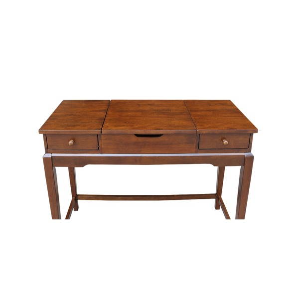 International Concepts DT581-2 31.5 x 40.2 x 17.1 in. Vanity Table, Espresso