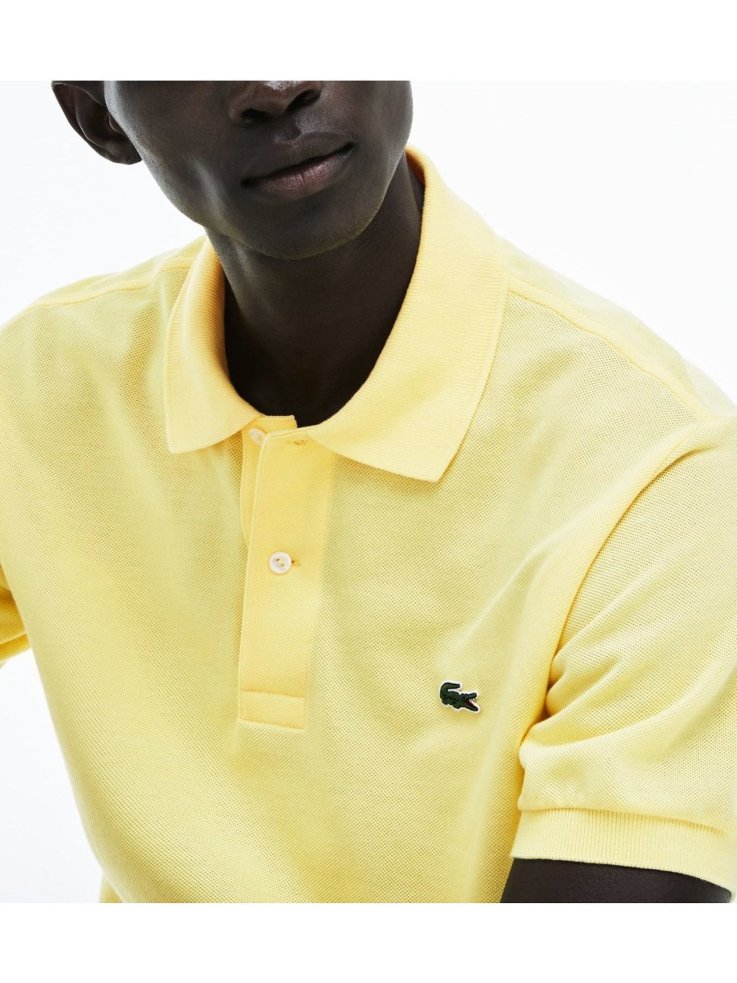 Lacoste Yellow L.12.12 Classic Fit Polo T-Shirt