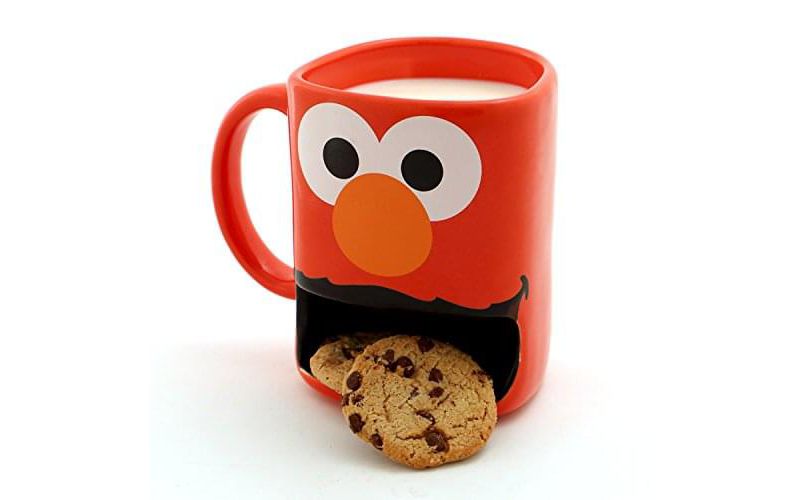 Sesame Street Elmo with Cookie Slot 10oz Stoneware Mug