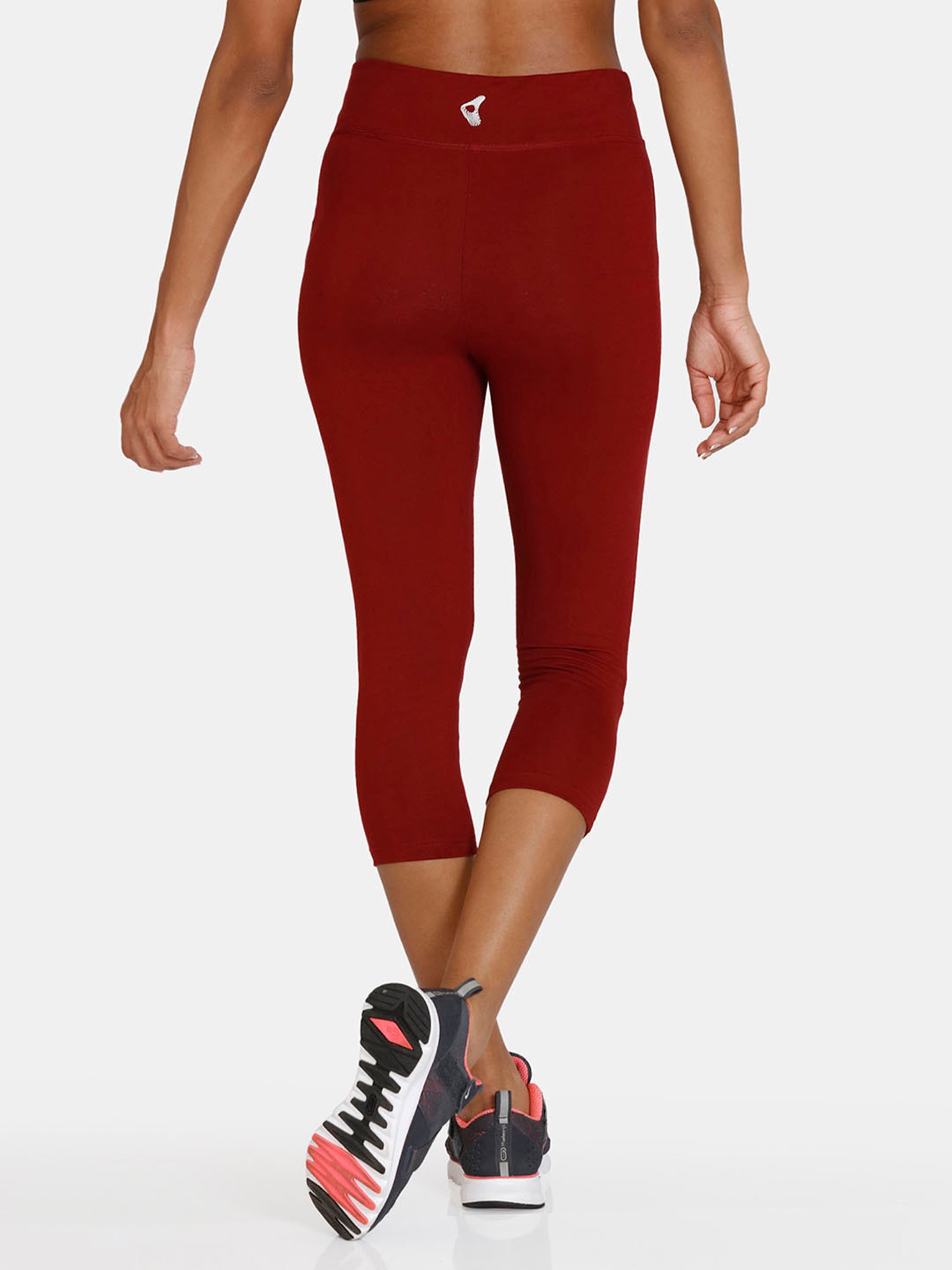 Zelocity by Zivame Rust Relaxed Fit Capris