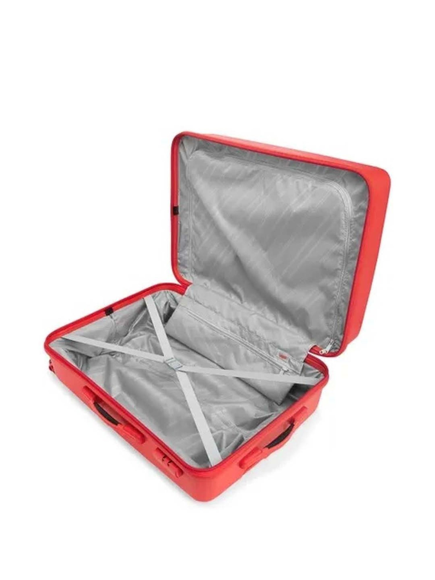 VIP Stargaze Red Printed Hard Medium Trolley Bag - 46 cm