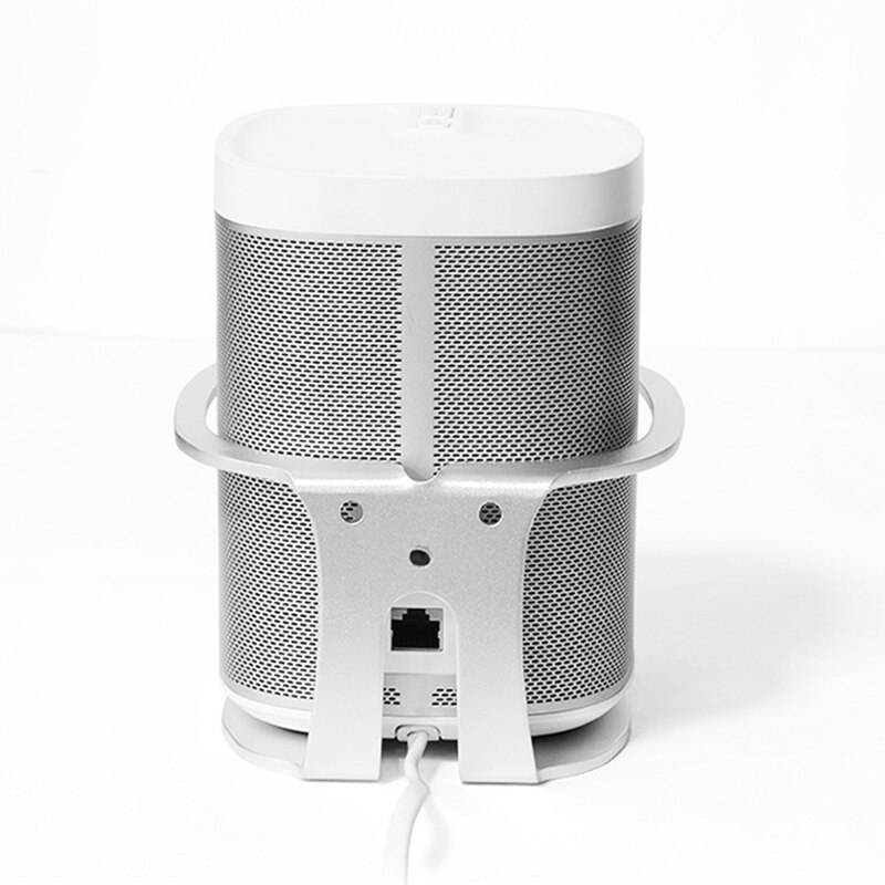 Lejiahong Wall Mount Compatible for Sonos One SL Play 1 Smart Speaker Sturdy Metal Made Mount Stand Holder(Silver)