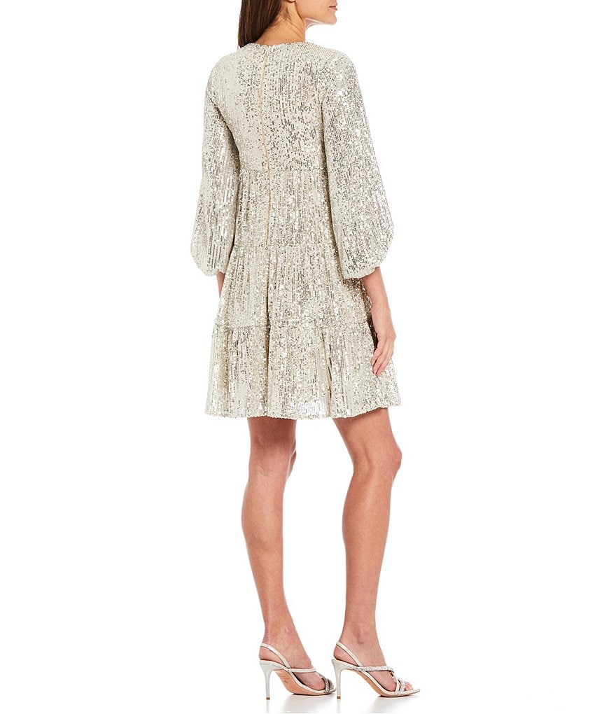 Eva Varro Floral Placement Print Knit Jersey Reversible to Solid Black Sheath Dress