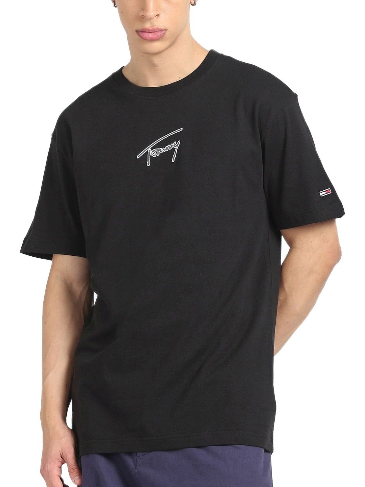 Levi's Pink Cotton Slim Fit Texture Henley T-Shirt