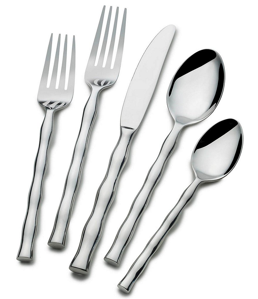Towle Silversmiths Calypso 20-Piece Stainless Steel Flatware Set