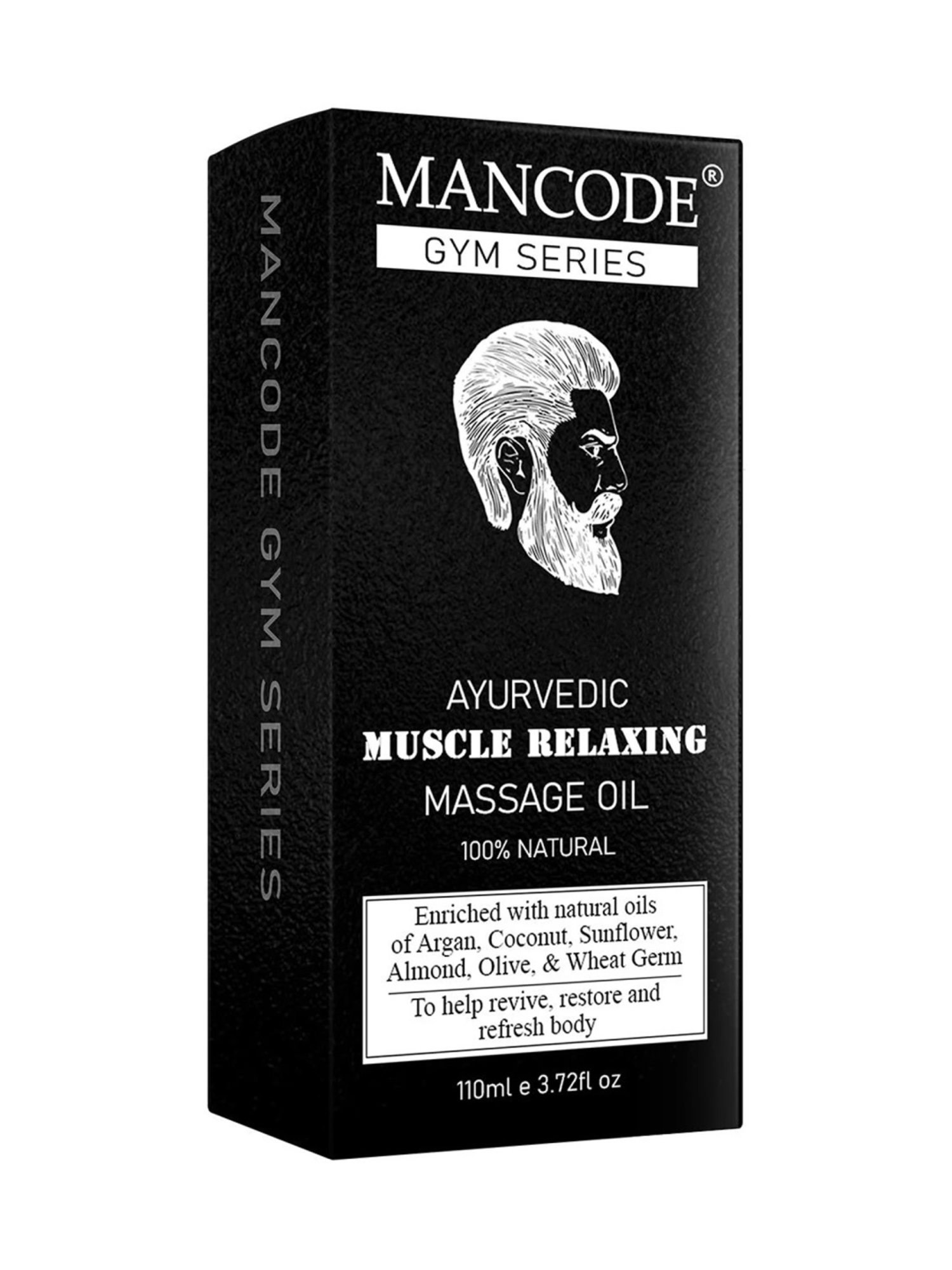 Mancode Gym Series Ayurvedic Muscle Relaxing Massage Oil - 110 ml