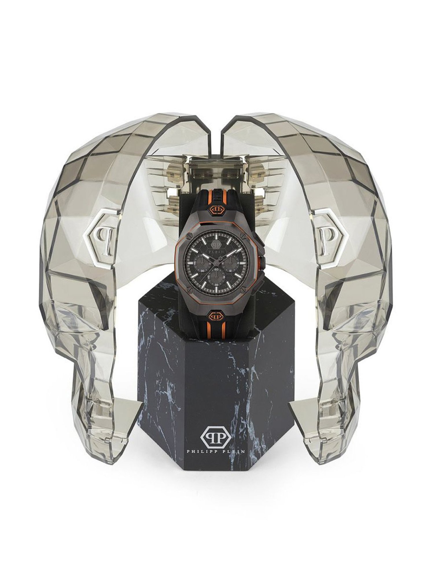 PHILIPP PLEIN Octagon Men Gun Round Dial Analog Watch - PWTBA0523