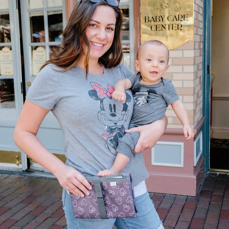 OXO Travel Diaper Caddy with Changing Mat - Gray