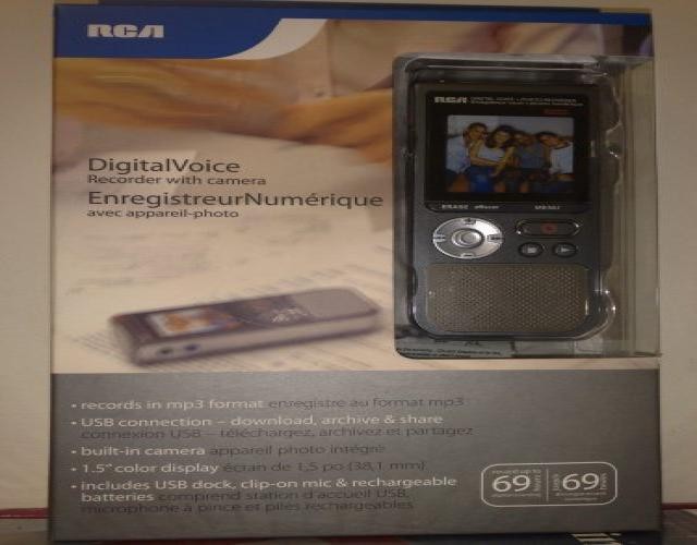 RCA RP5055A DigitalVoice Recorder with Camera