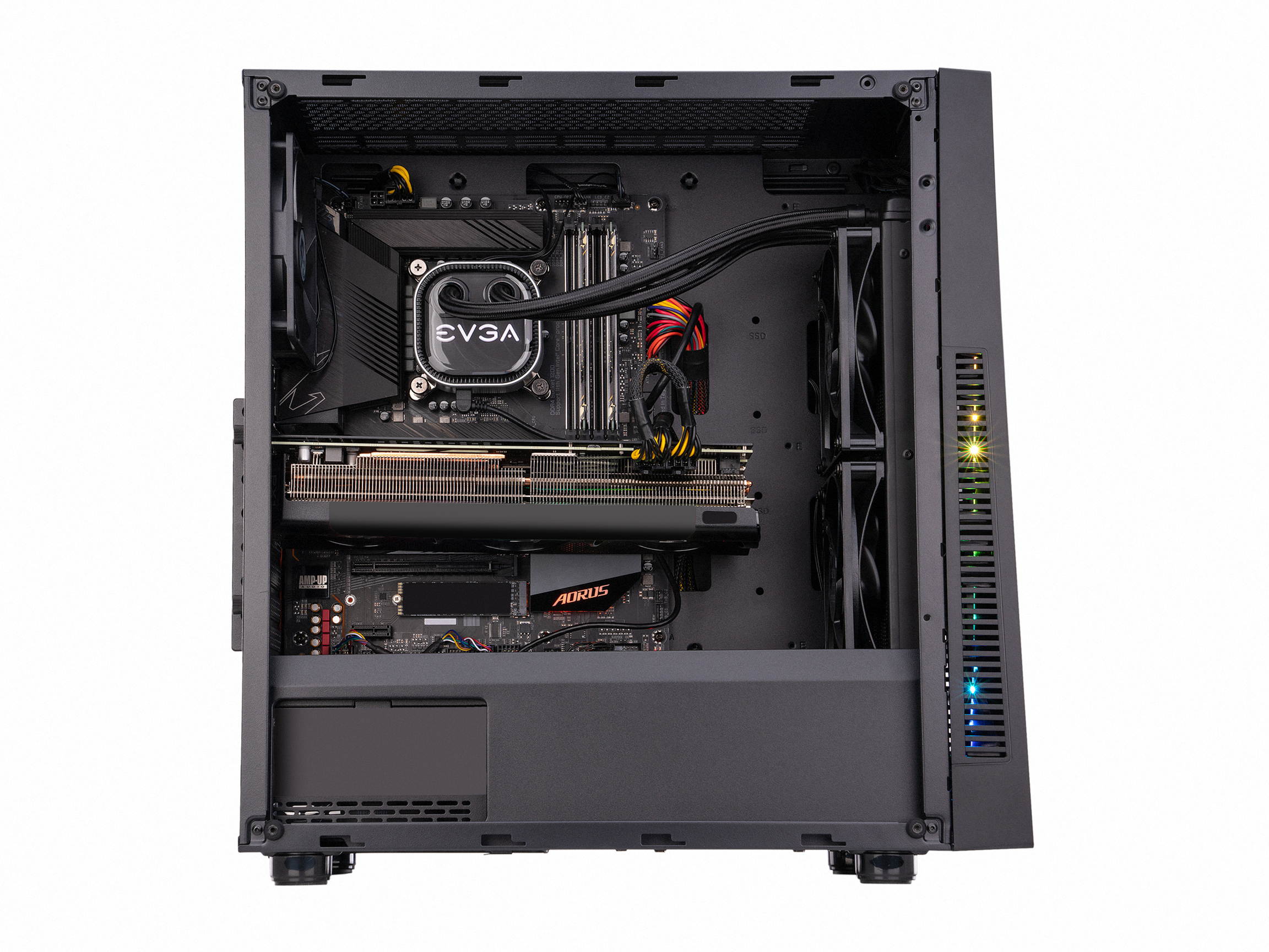 ABS Gladiator Gaming PC - Intel i7 10700KF - GeForce RTX 3070 8GB - 16GB DDR4 3200MHz - 1TB M.2 NVMe SSD - EVGA CLC 280MM RGB AIO - Windows 10 Home 64-bit