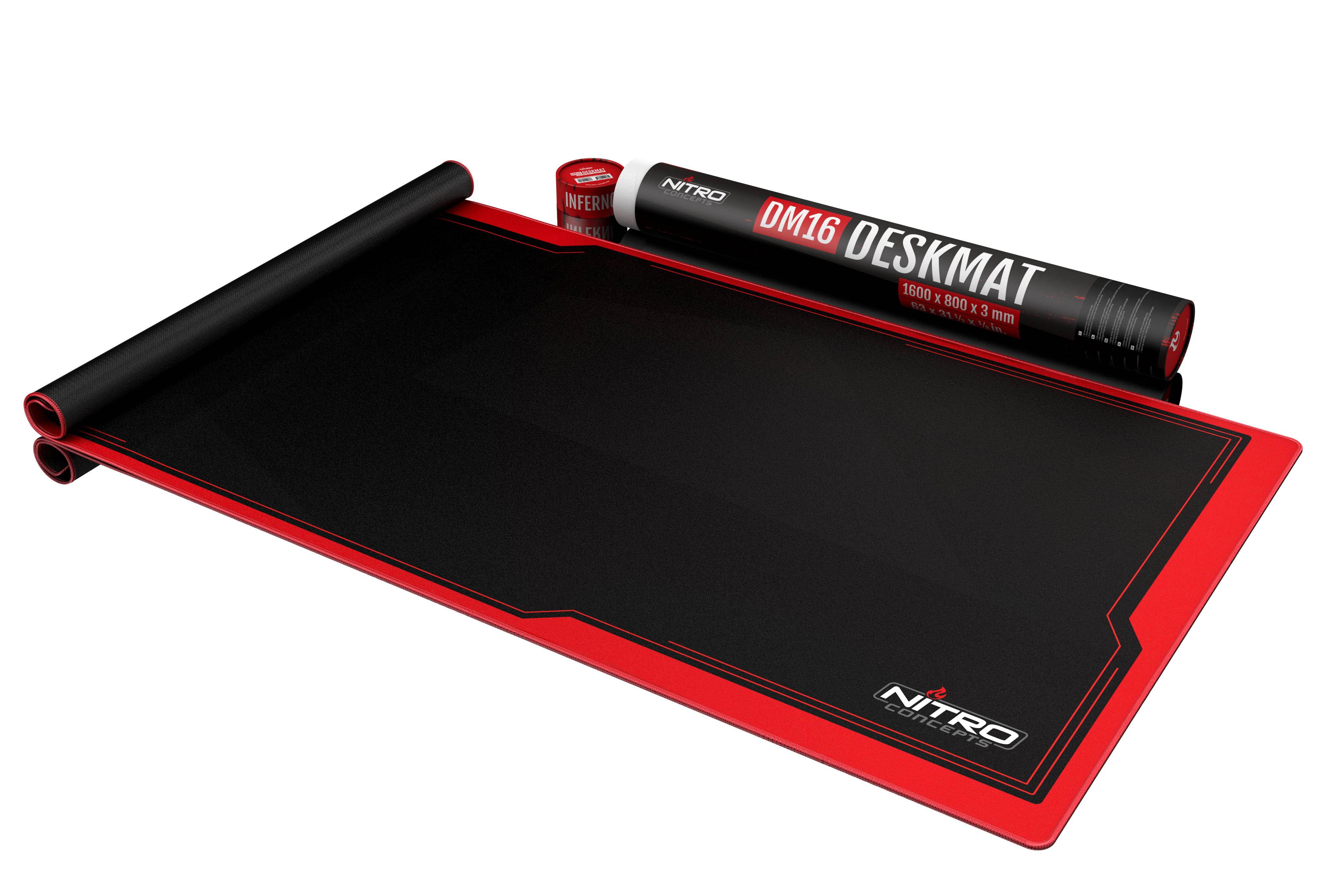 Nitro Concepts Deskmat DM12 &ndash; 1200 X 600 MM &ndash; Inferno Red