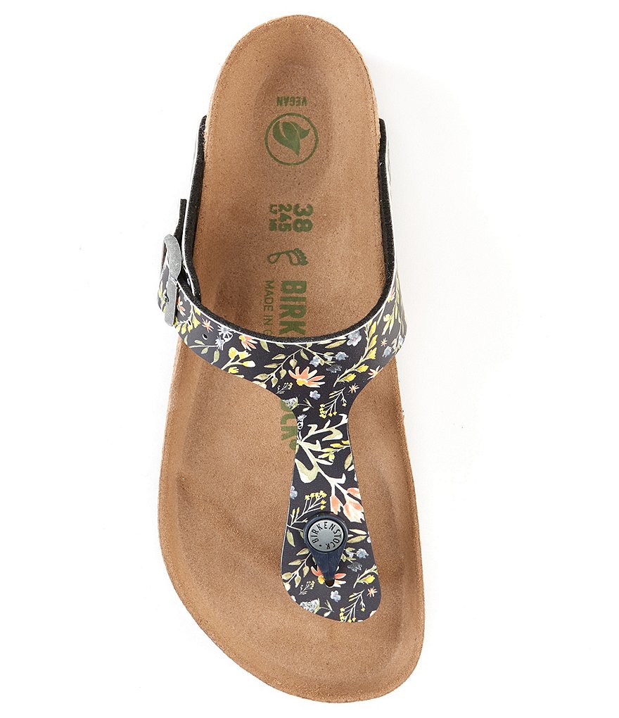 Birkenstock Women's Gizeh Vegan Floral Thong Sandals