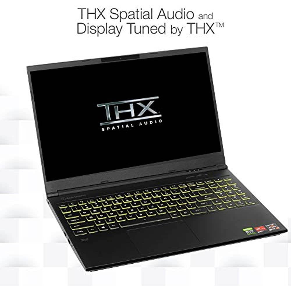 Evoo Gaming 15.6&rdquo; Laptop, FHD, 120Hz, AMD Ryzen 7 4800H Processor, NVIDIA GeForce RTX 2060, THX Spatial Audio, 512GB SSD, 16GB RAM, RGB Backlit Keyboard, HD Camera, Windows 10 Home, Black (EG-LP7-BK)