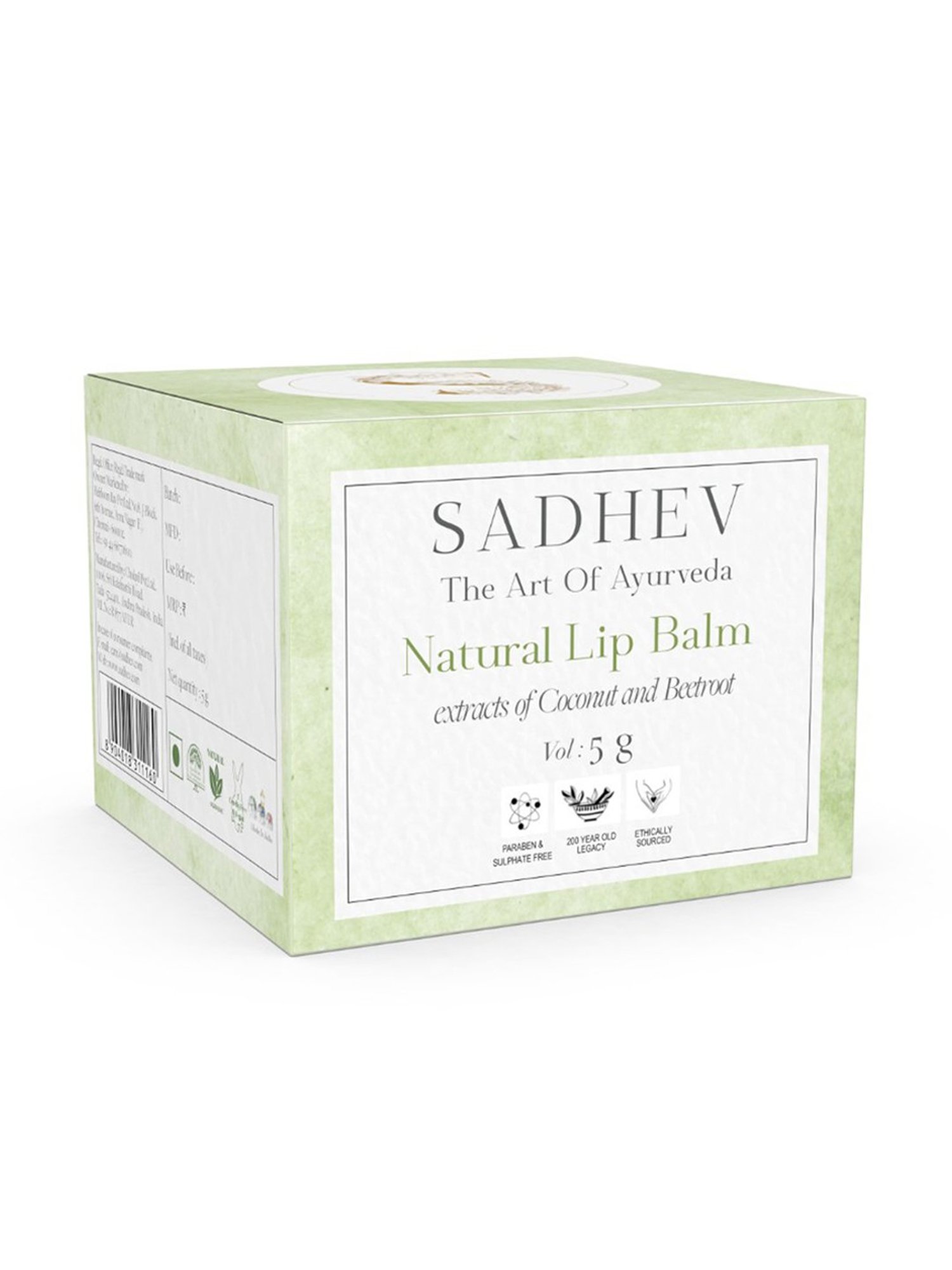 Earthraga Spiced Chai Organic Lip Balm - 4 gm