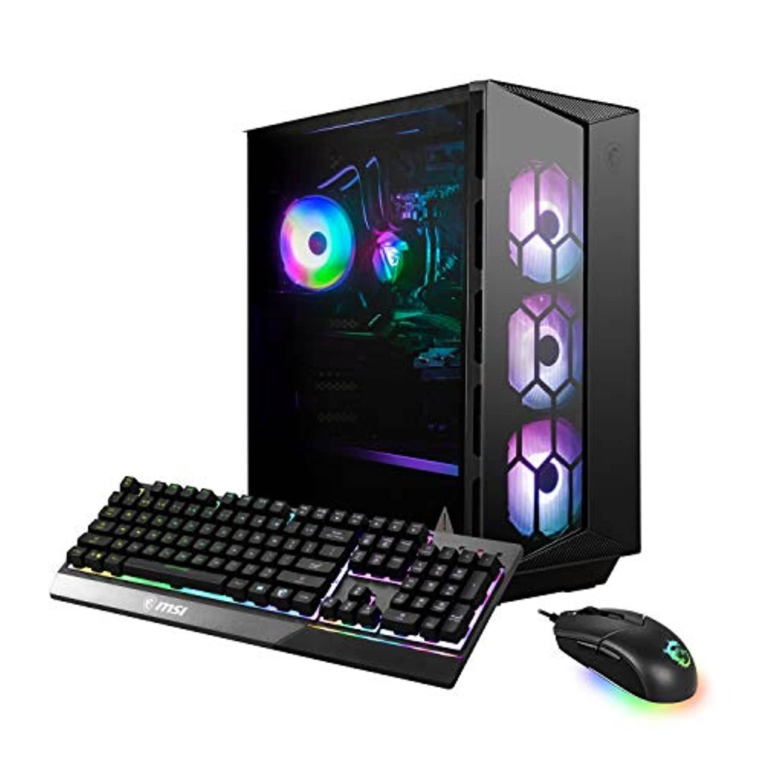 MSI Aegis RS 10SE-011US High-End Full Tower Desktop Intel Core i9-10900KF Processor RTX 2080Super 8GB GDDR6 32GB DDR4 2TB HDD 1TB SSD Liquid CPU Cooler WiFi 6 Windows 10 Home VR Re (AegisRS10SE-011US)