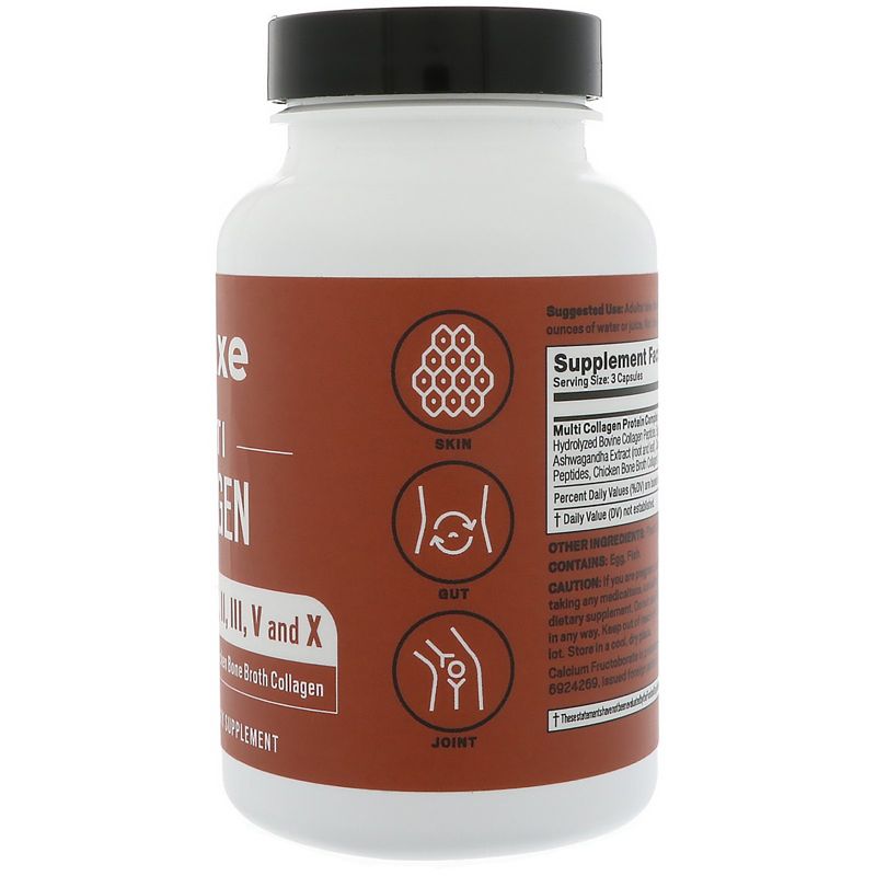 Dr. Axe / Ancient Nutrition Multi Collagen, 90 Capsules, Dietary Supplements