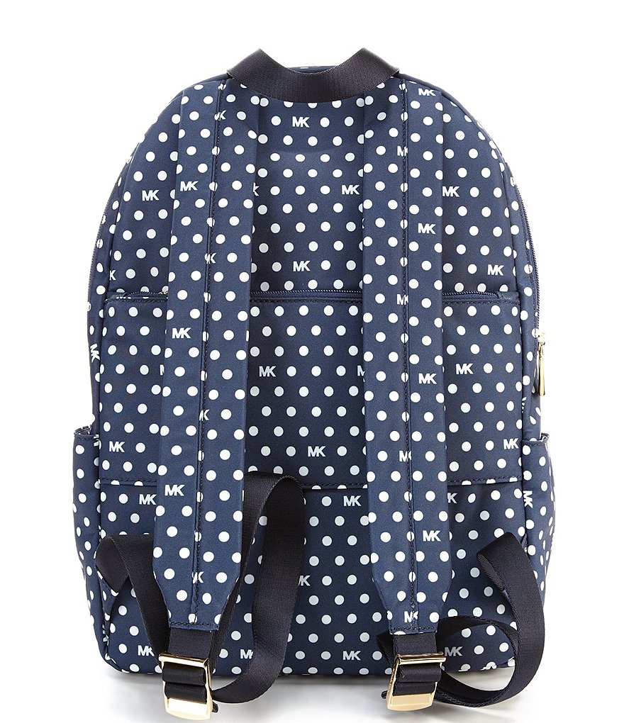 Michael Kors Prescott Polka Dot Signature Nylon Medium Backpack