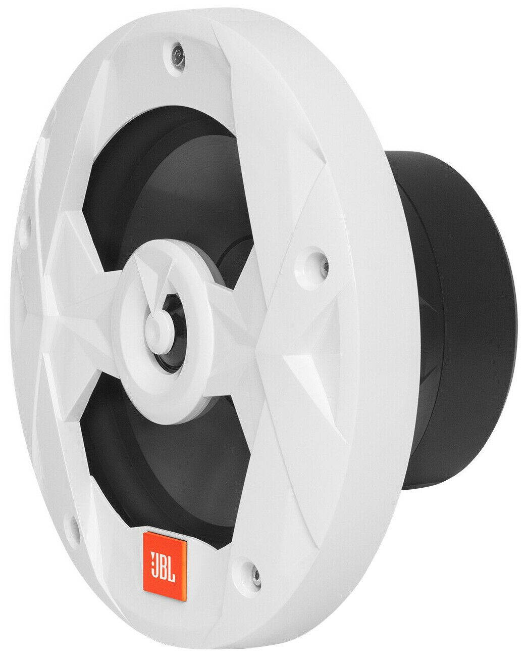 Pair   MS8W 450 Watt 8" White 2-Way Marine Audio Boat Speakers