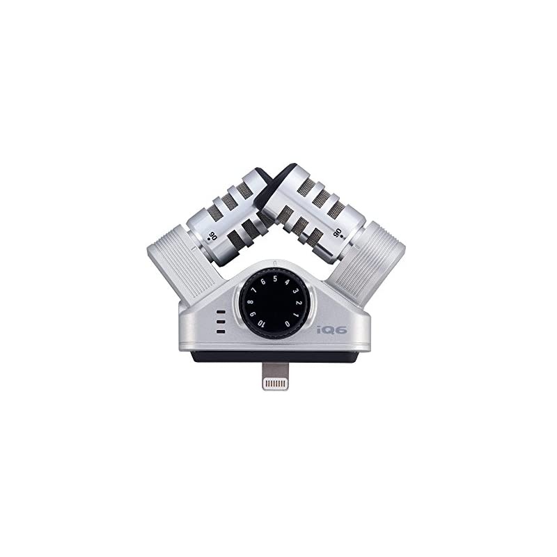 iQ6 Stereo XY Microphone for iPhoneiPad for Recording Audio for Music Interviews and More