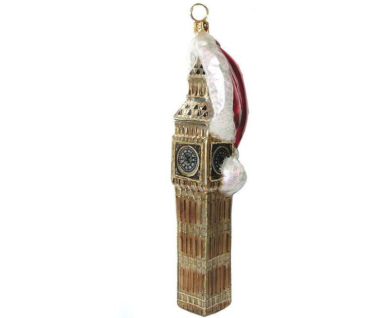 Kurt S. Adler Polonaise Big Ben Christmas in London Glass Ornament