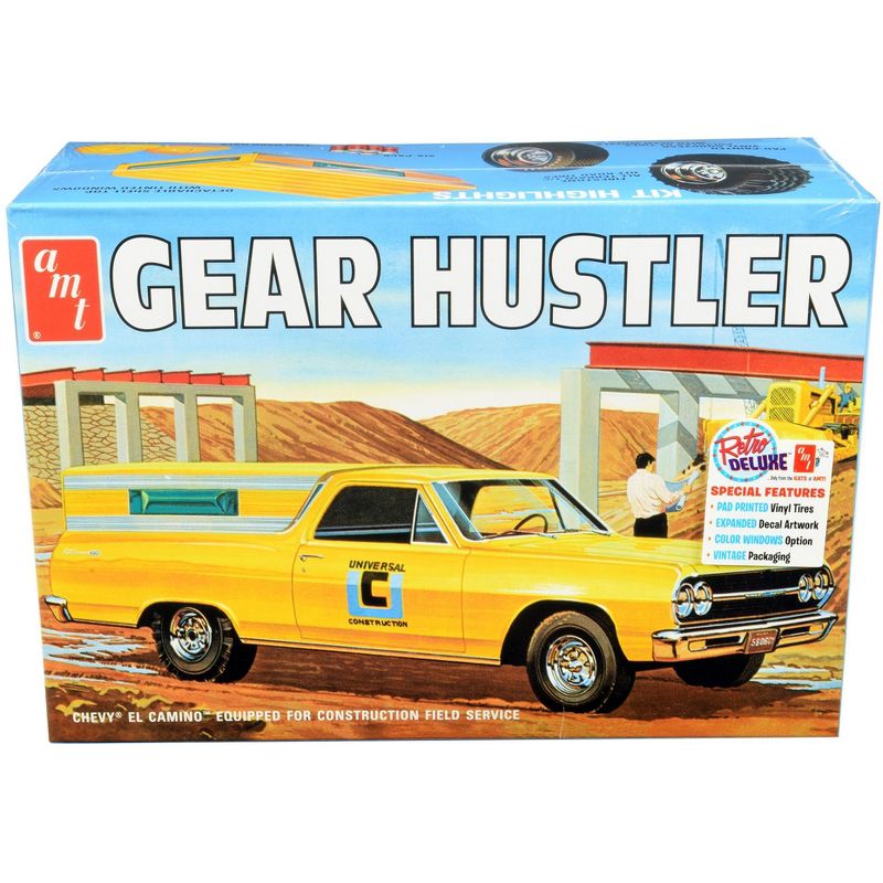 Skill 2 Model Kit 1965 Chevrolet El Camino "Gear Hustler" Pickup 1/25 Scale Model by AMT