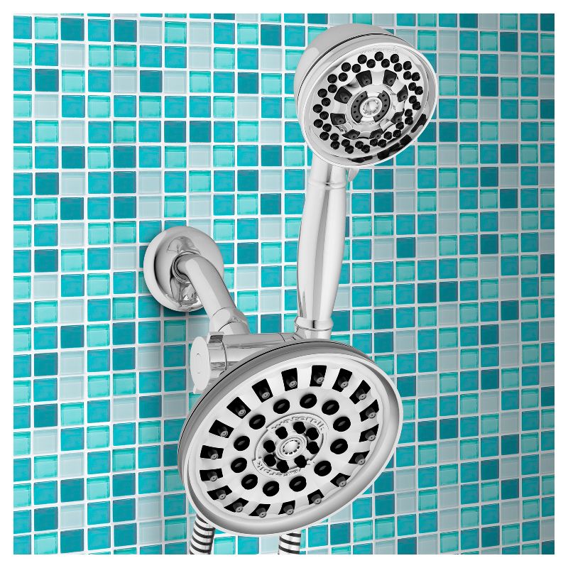 PowerPulse Combination 6+1 Dual-Mode Shower Head  Chrome - Waterpik