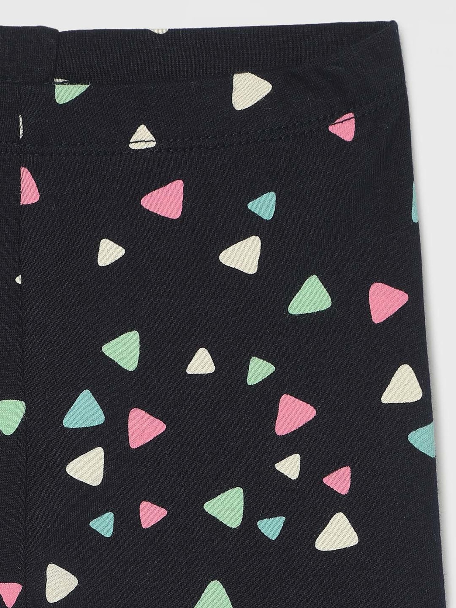 Juniors by Lifestyle Navy Cotton Printed Leggings