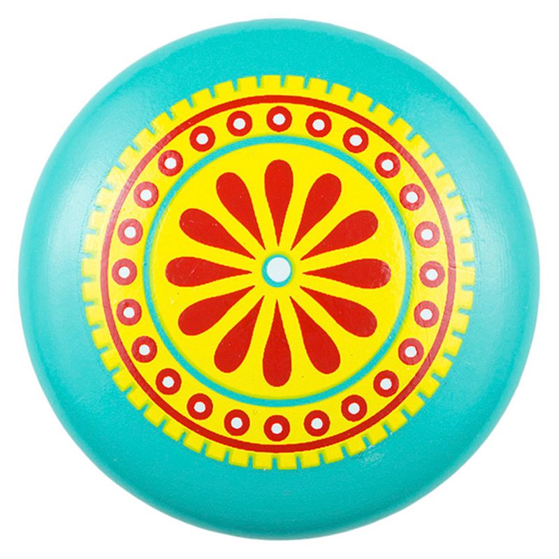 Sumner Street Home Hardware 4pc Paisley Painted Knob Turquoise