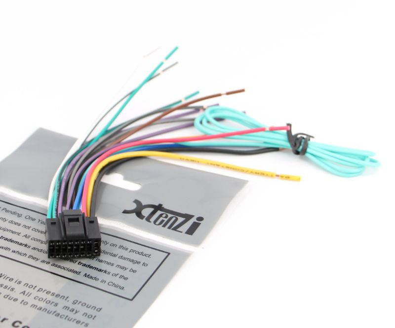 Xtenzi 16 Pin Radio Wire Harness for JVC KD-AVX1, KD-AVX2 & More