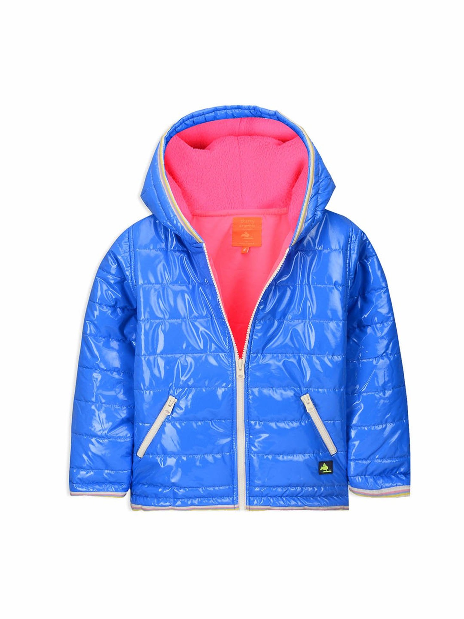 Cherry Crumble By Nitt Hyman Kids Blue Quilted Jacket
