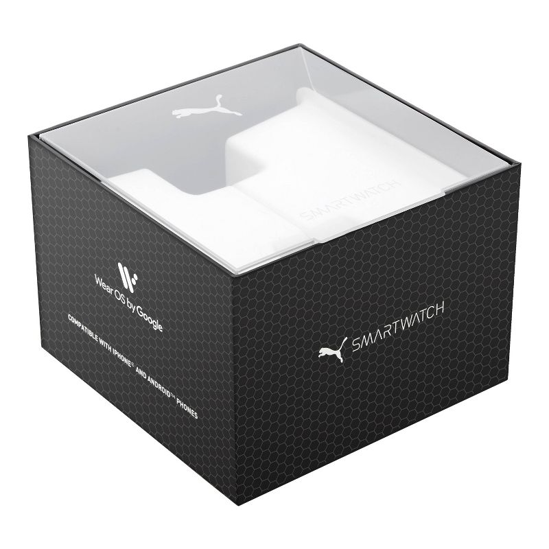 PUMA Smartwatch 44mm - White with White Silicone