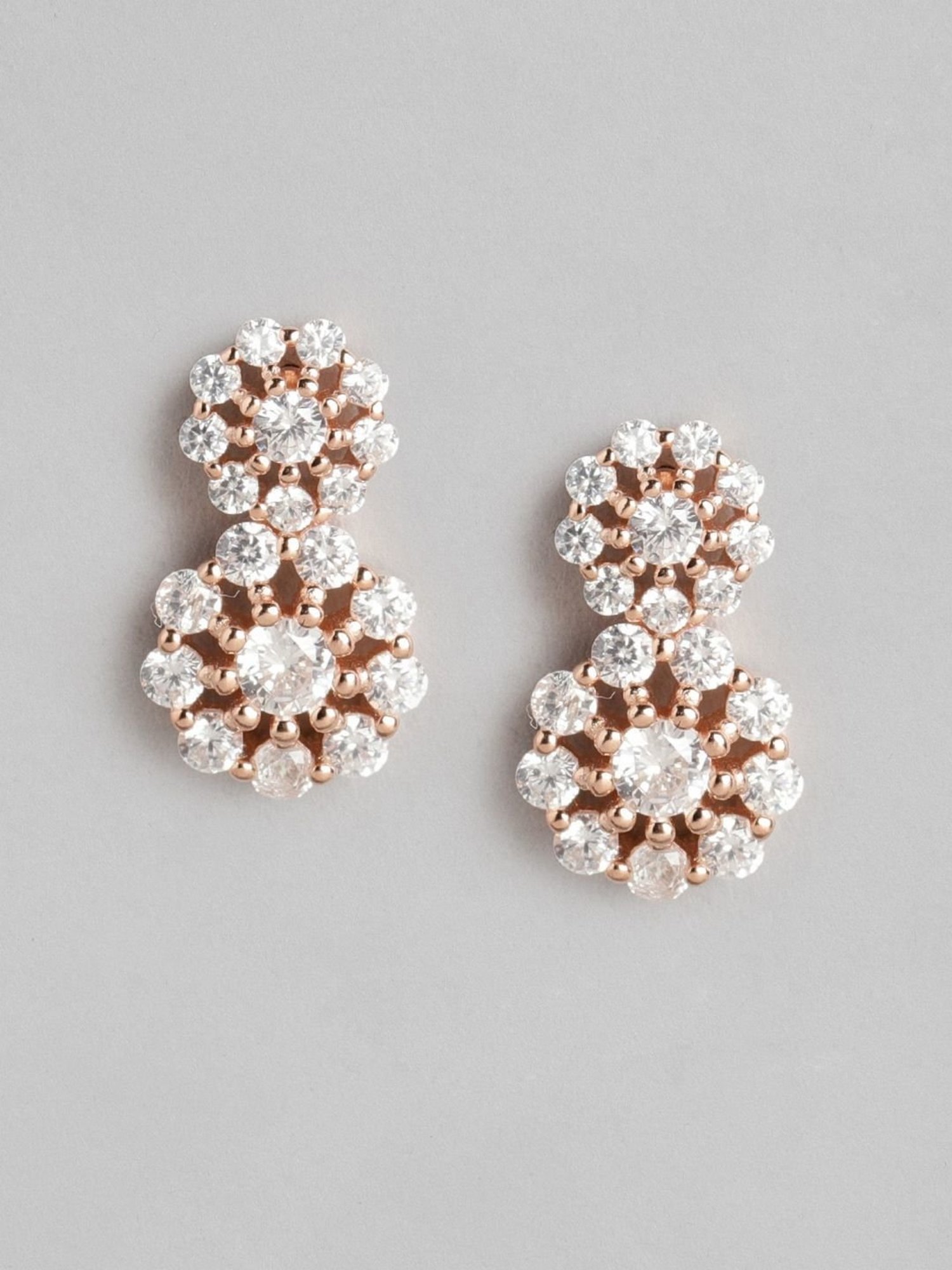 Zavya 92.5 Sterling Silver Stud Earrings for Women