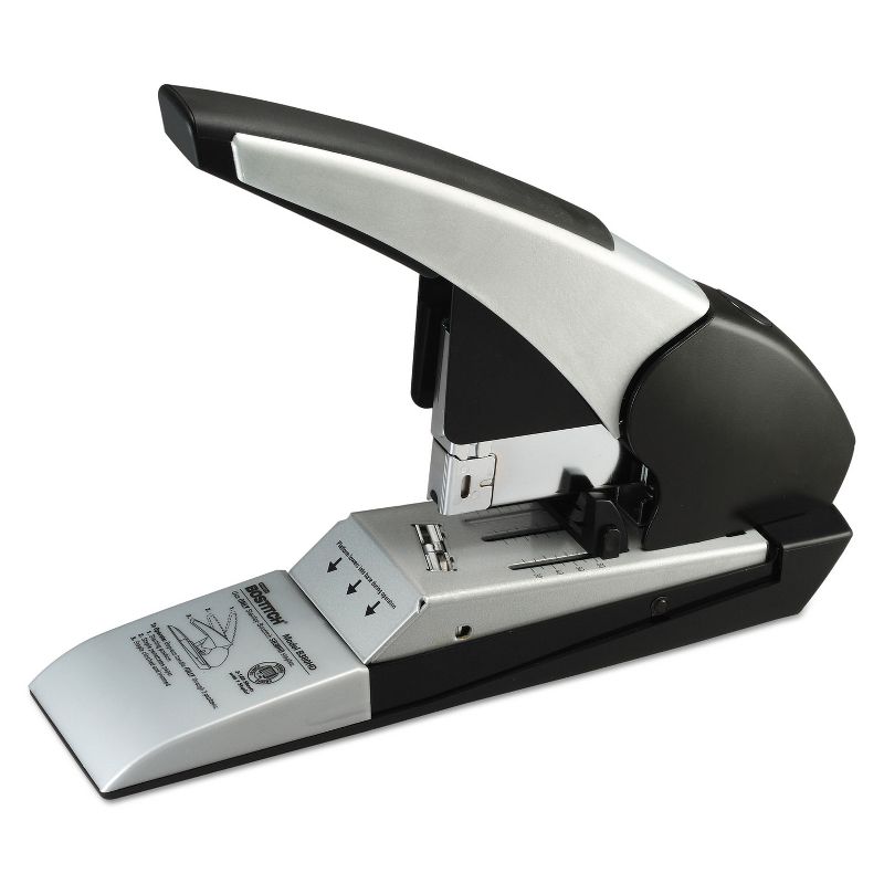 Bostitch Auto 180 Xtreme Duty Automatic Stapler 180-Sheet Capacity Silver/Black B380HDBLK