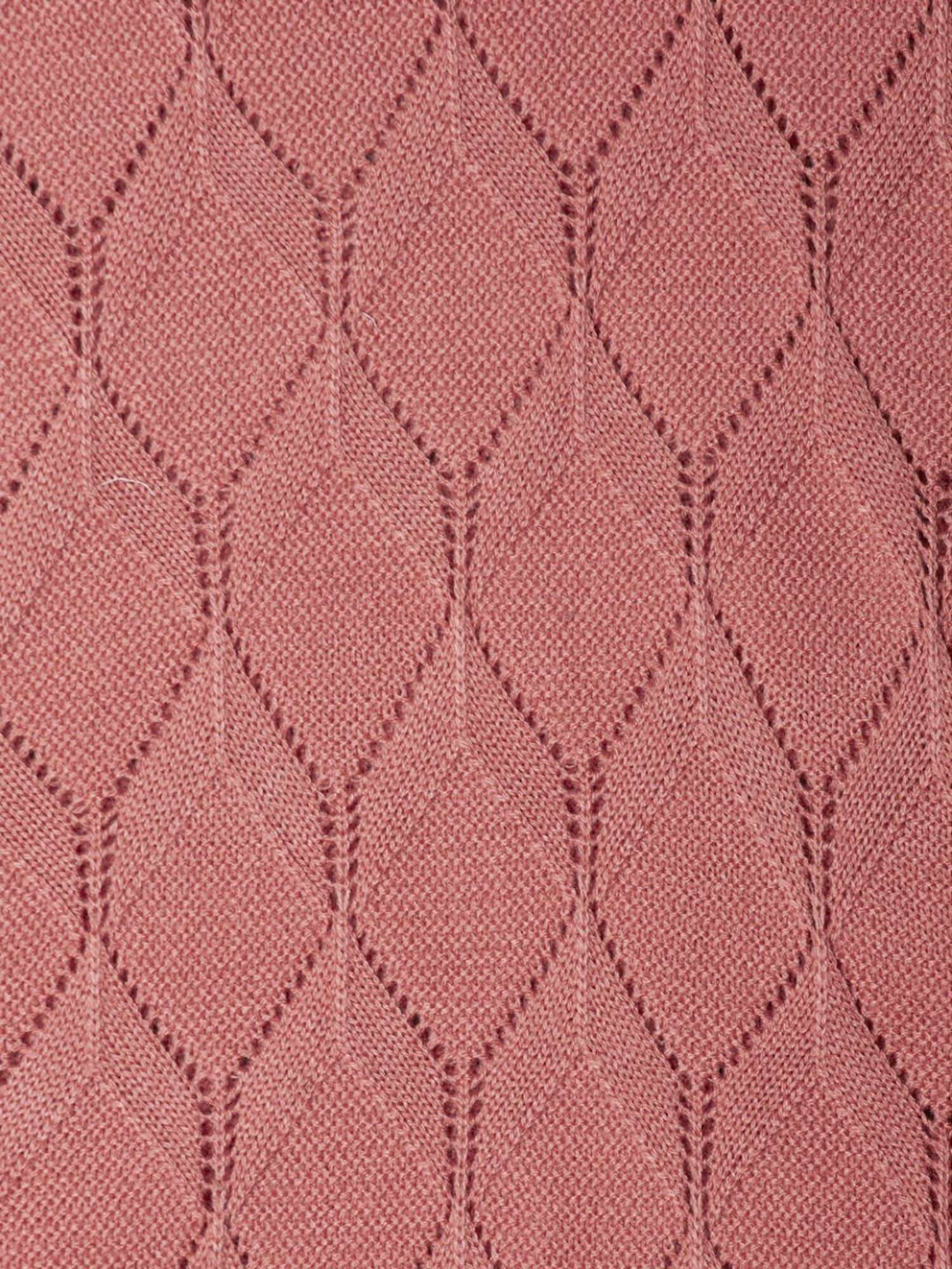 Honey by Pantaloons Pink Self Pattern Sweater