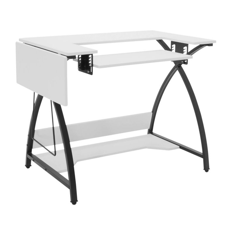 Sew Ready Comet Hobby And Sewing Table Black/White - Studio Designs