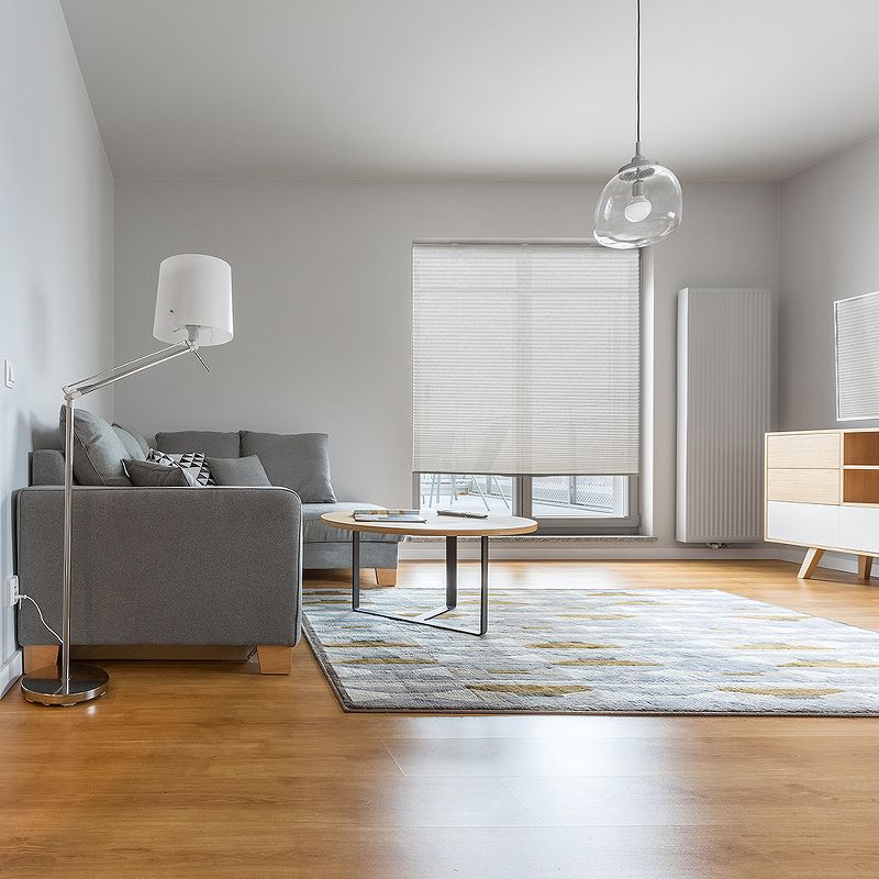 48"x64" Cordless Cellular Honeycomb Light Filtering Shade/Blind White - Lumi